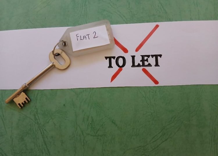 Key to a rental flat