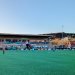 The ground and stand at Newhaven FC