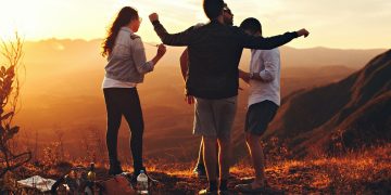 Young people having fun
