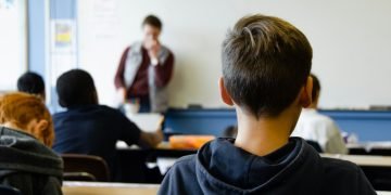 Photo of a boy in a classroom