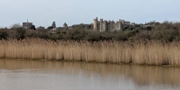 A shot of Arundel Castle.