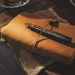 Diary with pen