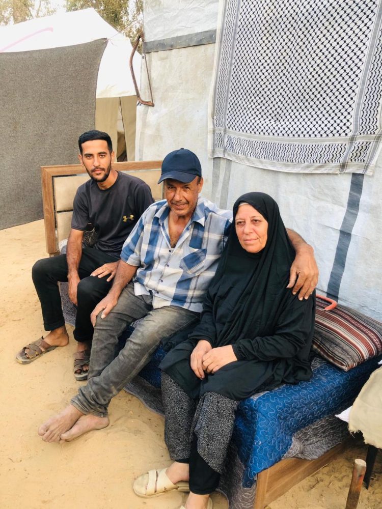 Ahmed and his parents