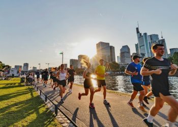 Run club in Frankfurt, Germany