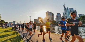 Run club in Frankfurt, Germany