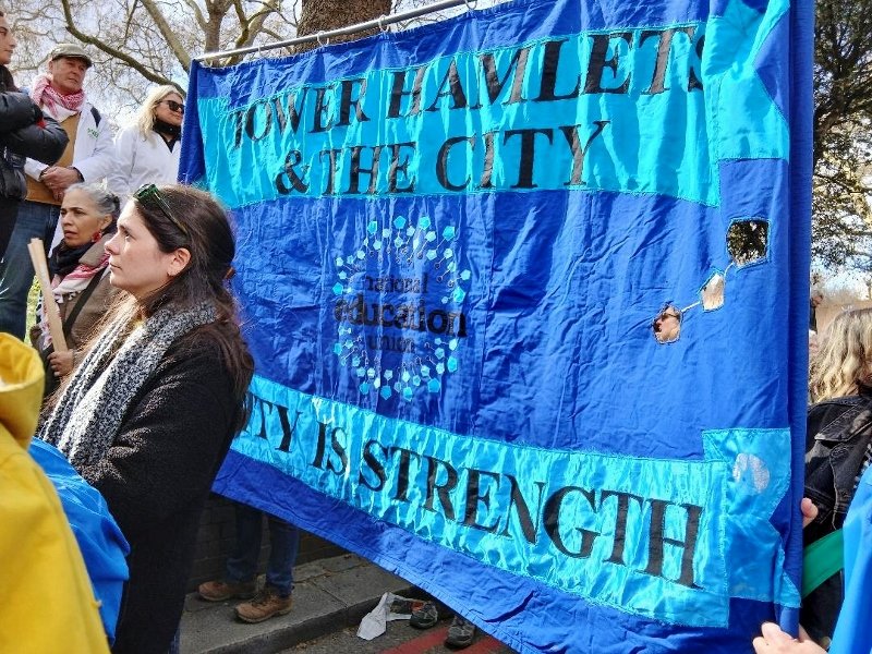 Tower Hamlets banner - Unity is Strength