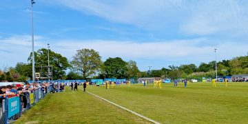 The pitch at Hanbury Park