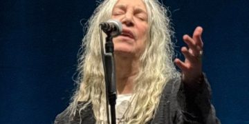 Patti Smith on stage