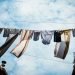 clothes on a washing line