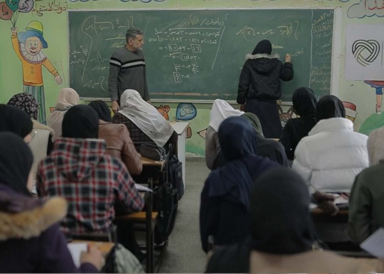 Learning continues in Gaza