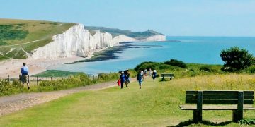 View from the Downs to the Seven Sisters