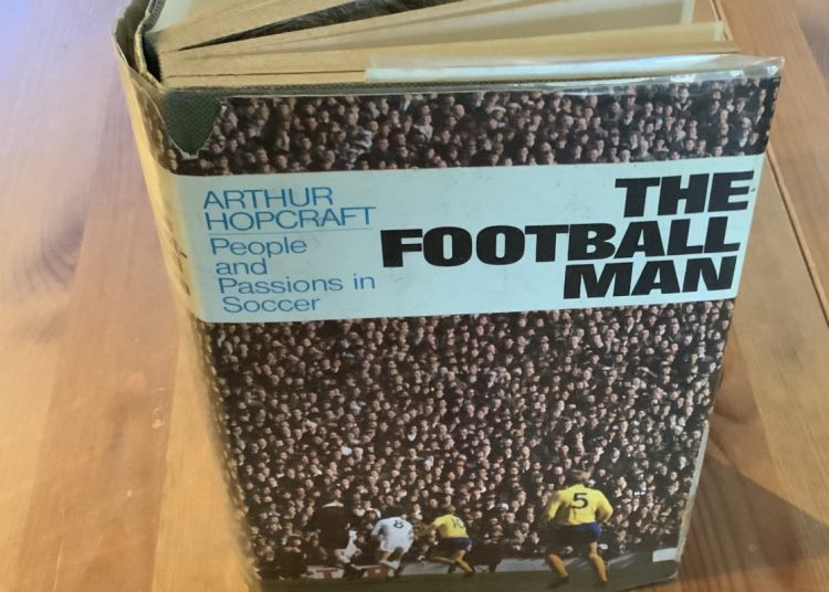 The Football Man book on a desk