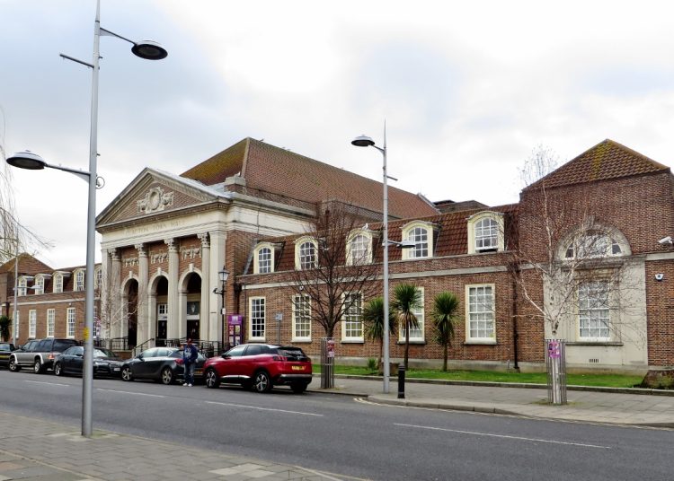 Clacton Town Hall looking south-west