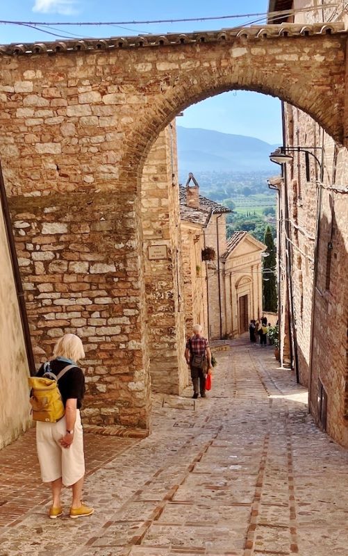 Steep pathway in Spello